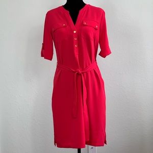 Jones New York Red Shirt Dress Size 4